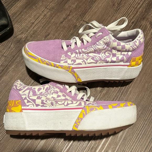 Vans Shoes - VANS PURPLE DRIP SMILEY